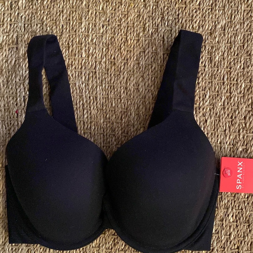 NWT Spanx Black Bra